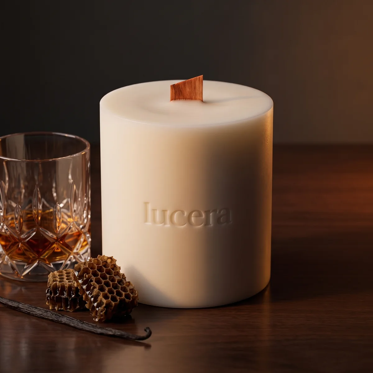 MEDOVÁ WHISKEY – vosková náplň 220 g | Lucera